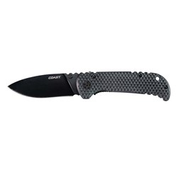 Coast FDX356 - 1919 Double Lock Reserve Knife 3.5" Blade - Black