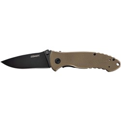 Coast DX342 - 1919 Double LockReserve Knife 3.5" Blade - Tan