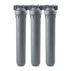 Atlas Filtri DP Trio SANIC Series 20" Standard Filter Housing with 3/4" In/Out, Spanner & Bracket