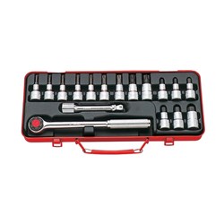 Ko-ken KO4276 17 Piece 1/2" Drive Socket Set
