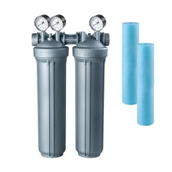 Atlas Filtri ATF-WHMDUO20BIG1INSANIC SANIC Series Whole House DUO Kit with 2 CPP 25 & 1 Micron Cartridges