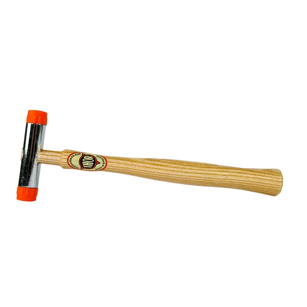 Thor 410 Plastic Thorex Faced Hammer Mallet - 450g, 32mm Face, Replaceable Faces-898473