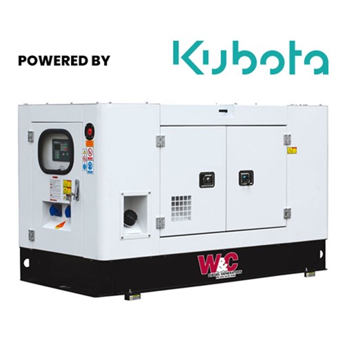 10.5kVA, Single Phase, Standby Diesel Generator with Kubota Engine with 90L Tank