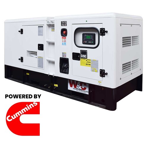 110kVA, 3 Phase, Standby Diesel Generator with Cummins Engine in Canopy