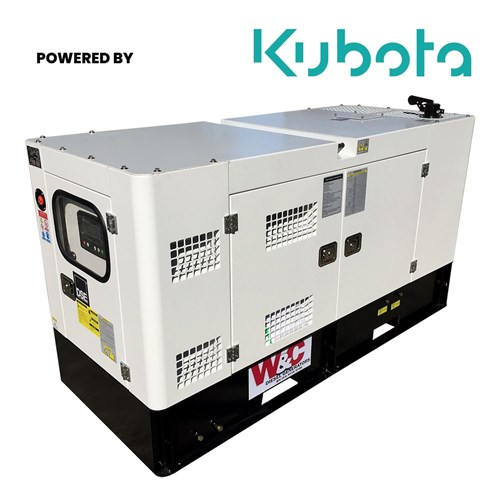 25kVA, Single Phase, Standby Diesel Generator with Kubota Engine with 90L Tank