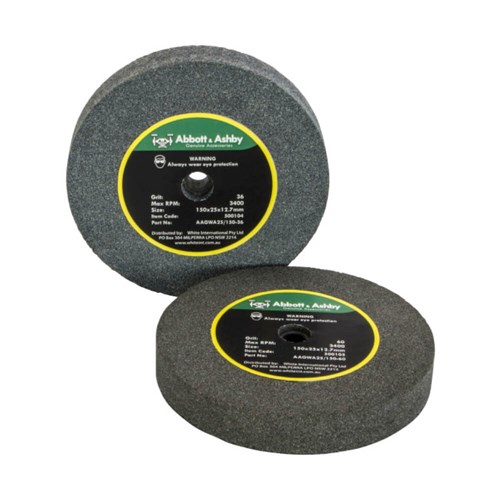 500107 WHEEL GRINDING ALUMINIUM OXIDE 25x200 36GRIT White