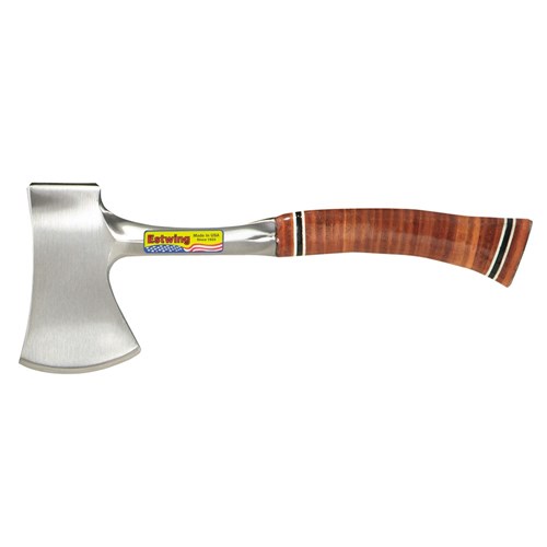 EWE24A - Estwing Sportsmens Axe with Leather Grip, 83mm Cutting Edge 350mm Long