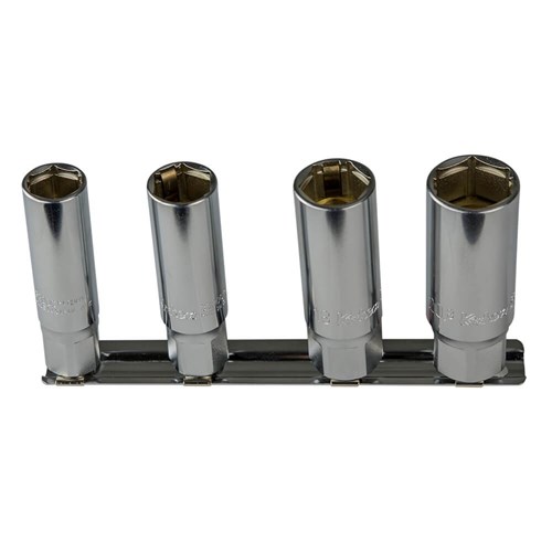 SPARKPLUG SOCKET SET 3/8DR  W/SPRING CLIPS 14,16,18,20.8 KORS3300C/4
