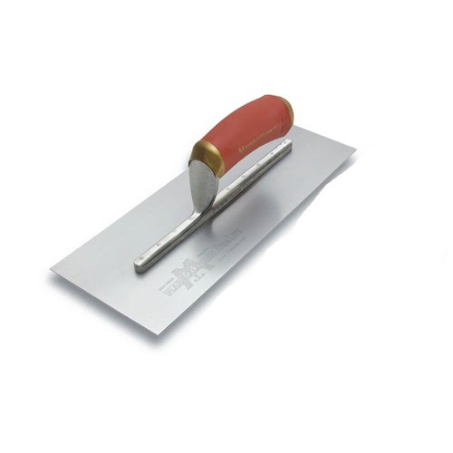 MT73SSFPDXH - PermaShape Flat Stainless Steel Finishing Trowel 356mm x 121mm with DuraSoft Handle