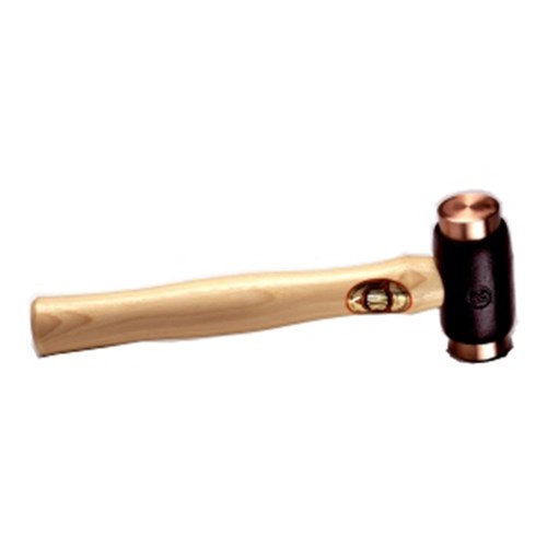 830G (2LB) COPPER HAMMER #1 32MM FACE WOOD HANDLE TH310