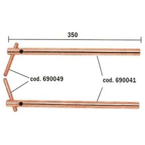 TW803153 - Spot Welding Arm Pair with Electrodes 350mm