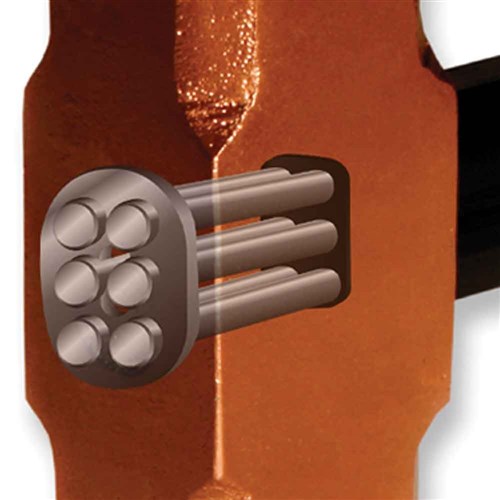 SDSLDG/14-30C - Sando Copper Face Sledge Hammer 14lb with Unbreakable Handle