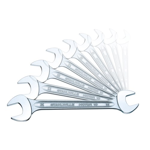 7PC DBL OPEN END SPANNER SET 1/4