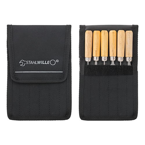 6PC WARDING FILE SET IN TEXTILE WALLET SW12800 - 72230001