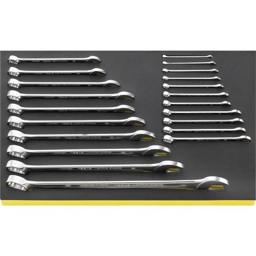 21PC METRIC COMBO SPANNER SET (6MM - 34MM) IN TCS INLAY  #13 SW13/21 TCS - 96830174