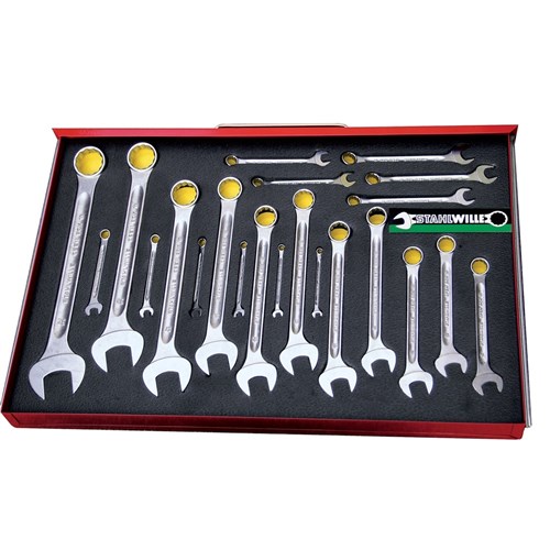 22PC COMBINATION SPANNER SET (3/16