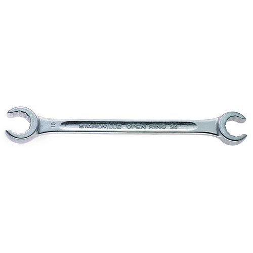 22MM X 24MM FLARE NUT SPANNER ANGLED, DOUBLE OPEN END SW24 22X24 - 41082224