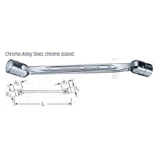 24MM X 27MM FLEXI JOINT SPANNR DOUBLE END SW29 24X27 - 43012427