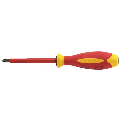 PH#0 VDE DRALL+ SCREWDRIVER 145MM 2-COMPONENT HANDLE SW4665 VDE 0 - 46653000