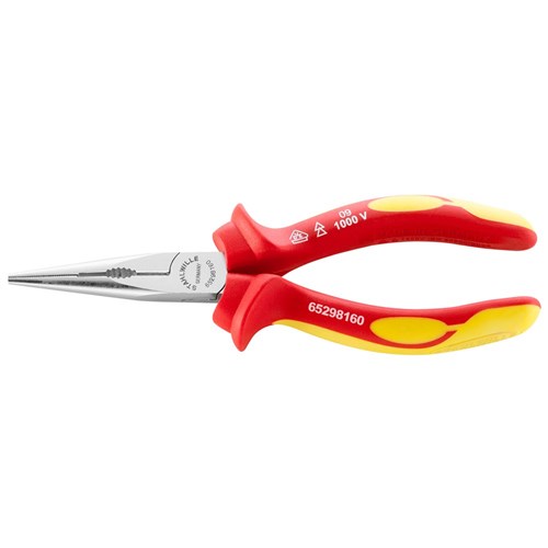 200MM VDE SNIPE NOSE PLIERS W/CUTTER SW6730 200 - 67304200