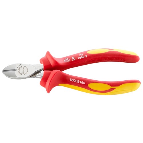 180MM VDE SIDE CUTTER PLIERS MULTI COMPONENT HANDLES SW6720 180 - 67204180