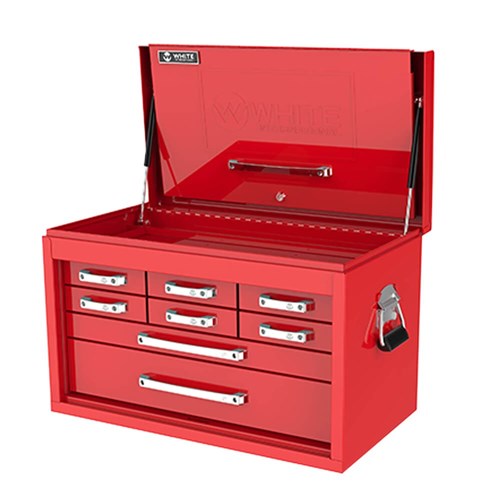 WHI508B - 8 DRAWER TOOL CHEST with lockable drop front