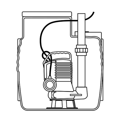 ZEN-BLUEBOXDGBLUE40M - PUMP COLLECTING STATION 250L WITH ZEN-DGBLUE40/2/G40VMG FITTED