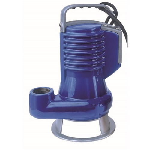 ZEN-DGBLUE50/2/G40VMEX - PUMP SUBMERSIBLE IECEX DIRTY WATER DOMESTIC 290L/M 7.8M 0.37KW 240V