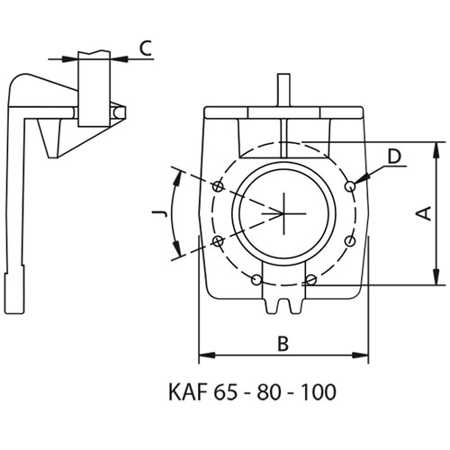 ZEN-FLT65 - ADAPTOR FLYGT 65MM