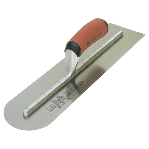 356MM X 102MM FINISHING TROWEL ROUND FRONT D/SOFT HANDLE MTMXS64RED - 13899