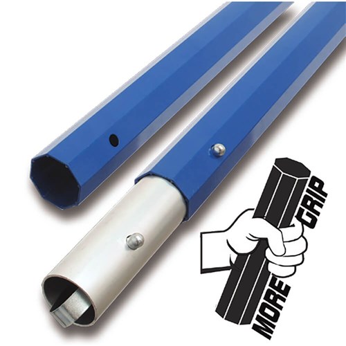 MTOCT072 - Handle Section, Octagon Insert 1829mm Long 44mm Dia - Blue