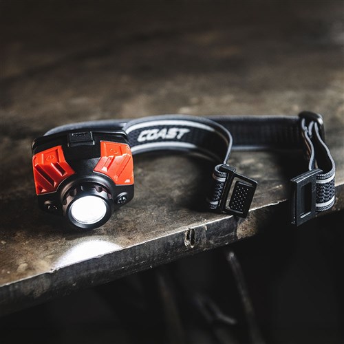 FL75 Dual Colour Pure Beam Focusing LED Headlamp - 435 Lumens 3 X AAA