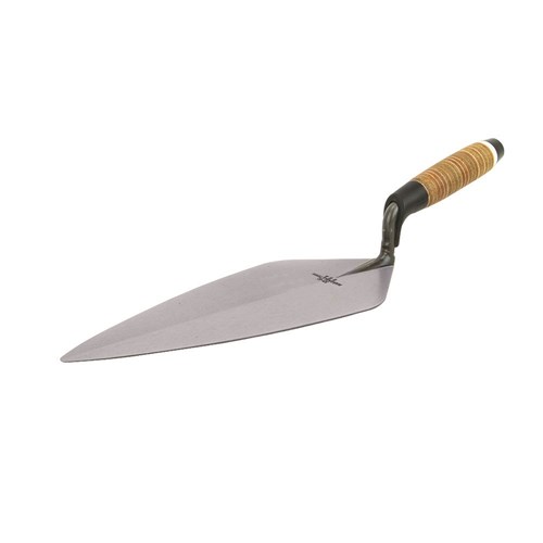 805486 MT33L13XH Marshalltown 330mm London Brick Trowel with Leather Handle White