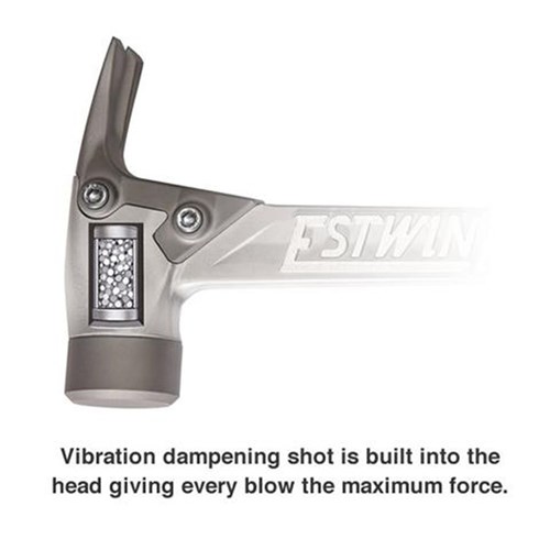 EWALBLM - Estwing AL-Pro 14oz Aluminium Claw Milled Face Hammer 406mm