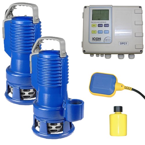 ZEN DUAL DRBLUEP200M PROMO - DR Dual Pump Kit - Pump, Dual Pump Control Panel, Float Switch
