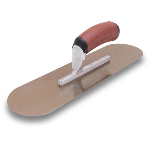 MTSP12GSDC - Golden Stainless Steel Pool Trowel with DuraCork Handle - 305mm x 89mm