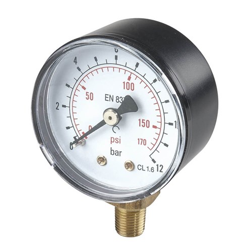 Pressure Gauge - Manometer - 1/8