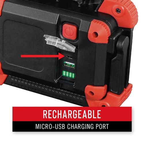 WLR1- Rechargeable Focusing Portable Work Light- 1150 Lumens