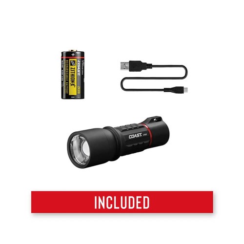 XP6R- Rechargeable Pure Beam Focusing LED Torch- 400 Lumens