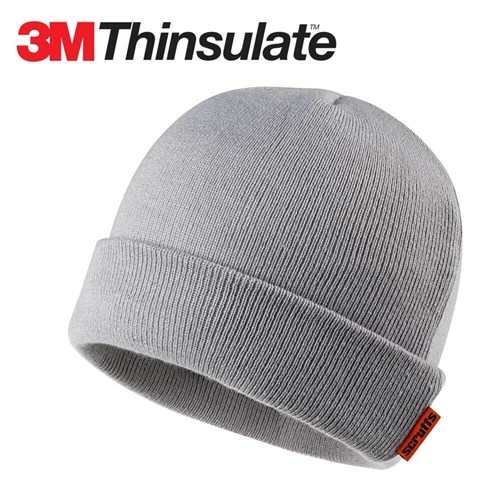 Scruffs Knitted Thinsulate Beanie - Grey One Size