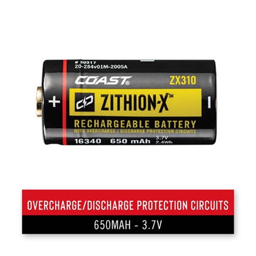 COAZX310 - Rechargeable Zithion Battery ZX310 to Suit COAXP6R or COAXPH25R