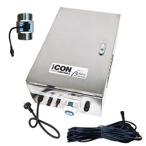 iCONSolar Stainless Steel Pro Control Plug & Play with Flow meter 40