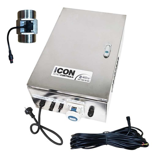 BIA-SOLCONTPRO-SSFLOW40 - iCONSolar Stainless Steel Pro Control Plug & Play with Flow meter 50