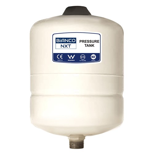 BIA-BPT-8 - Bianco Pressure Tank 8 Litre Vertical Almond  4 Bar Pre-Charge