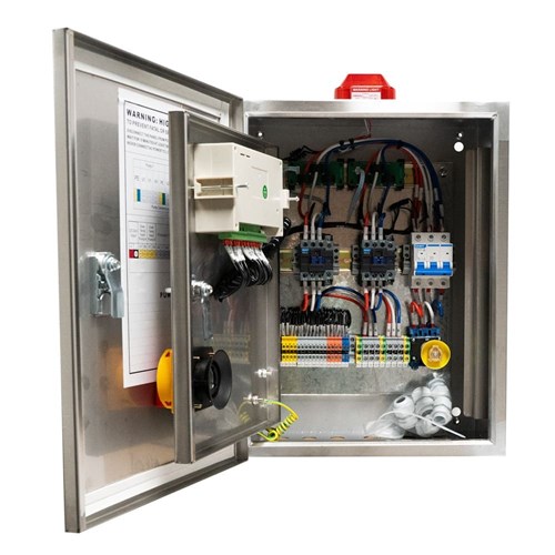 BIA-NXT-DPC3-40-PRO-SS - Dual Door Dual Pump Control Panel 415V 0.75 - 4.0kW - Inc Ext Isolator