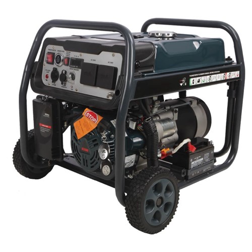 WC-P3750 Welling & Crossley 3.75 kVA (3,200W) Open Frame AVR Petrol Generator with E-Start