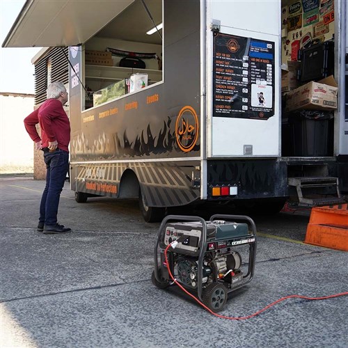 WC-P3750 Welling & Crossley 3.75 kVA (3,200W) Open Frame AVR Petrol Generator with E-Start