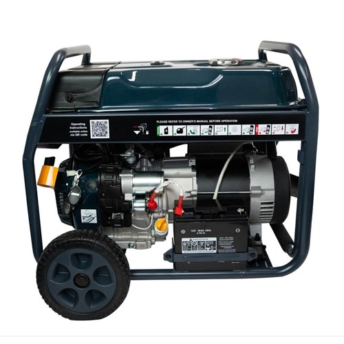 WC-P8750 Welling & Crossley 8.75 kVA (7,000W) Open Frame AVR Petrol Generator with E-Start
