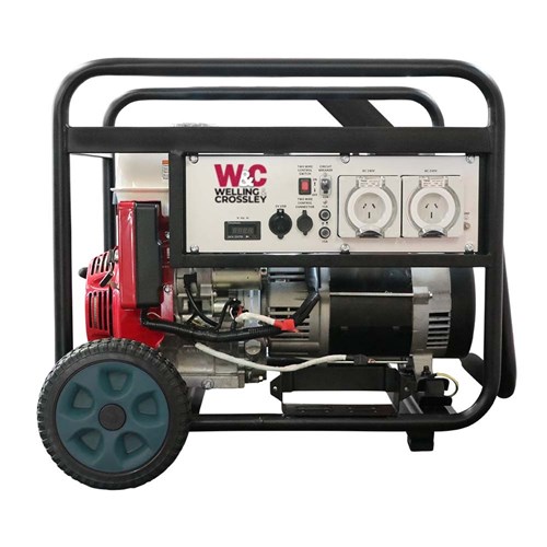WC-P7750H Welling & Crossley 7.775kVA (6000W) Open Frame AVR Generator with Honda Engine