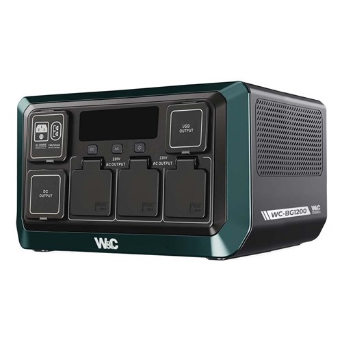 WC-BG1200 Welling & Crossley Portable Power Station 1,200W 1,152Wh